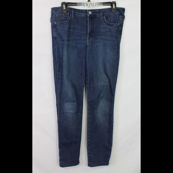 Athleta Womens Sz 8 Sculptek Skinny Jeans High Rise Comfort Stretch Medium Wash - Picture 1 of 6